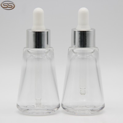 30ml skin care packaging cosmetics plastic dropper bottles