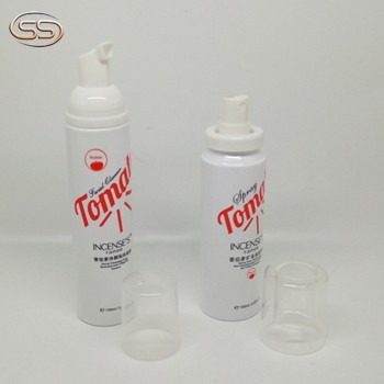 Popular empty PET plastic foam pump bottles for facial cleanser