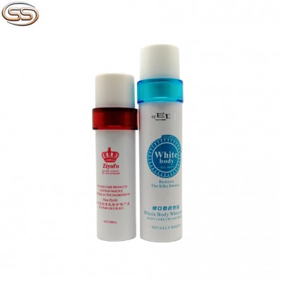 Gold Supplier different size body lotion PET plastic bottles and skin care use plastic bottle