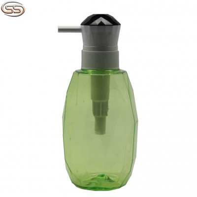 330ml plastic PETG irregular cosmetic bottle