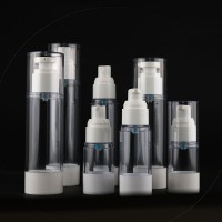 Empty airless pump bottle 15ml 30ml 50ml80ml100ml plastic airless bottles