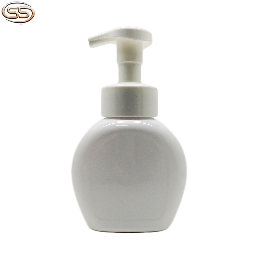 330ml White Plastic Soap Foam Nurse Hand Sanitizer Bottle