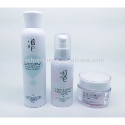 high-end lotion toner plastic bottle and PET plastic with acrylic screw