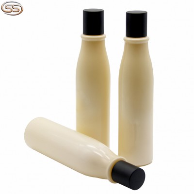 2019 new product 270ml acrylic yellow bottle empty cosmetics packaging for females