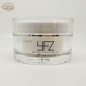 Guangdong Manufacturer 120g Luxury Plastic Acrylic Cosmetic Cream Jar