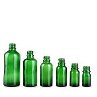 5ml/10ml/15ml/20ml/30ml/50ml/100ml unique green new design perfume essential oil glass bottle for cosmetics